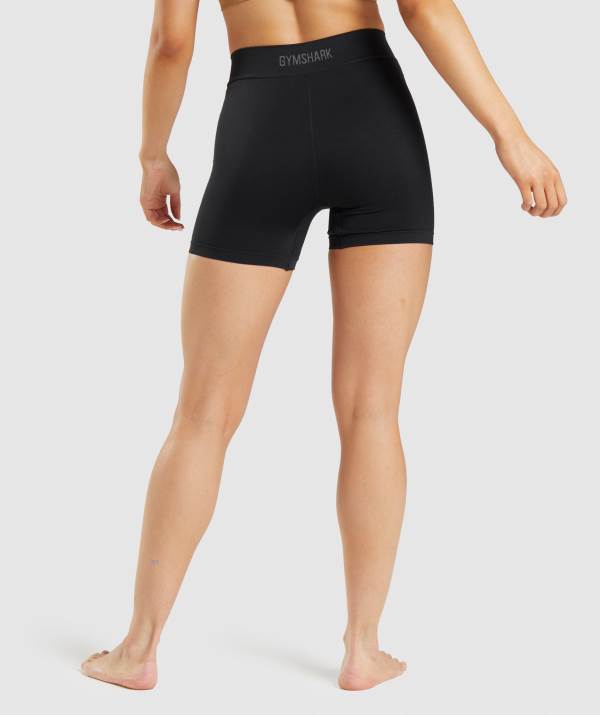 Damske Spodne Pradlo Gymshark Seamless Boxers Čierne | IV2340685